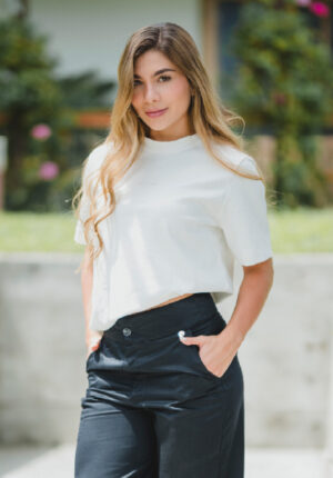 CAMISETA ACTI VAINILLA